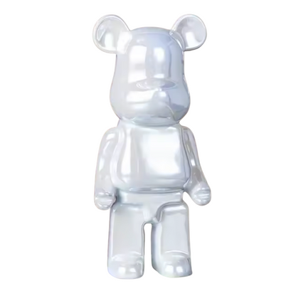 Abstract Bear Sculpture | Modern Resin Animal Statue for Home Decor