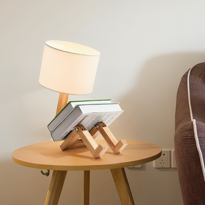 Sol Modern Bedside Wall Lamp with Shelf | 2-in-1 LED Reading Light with USB Charger