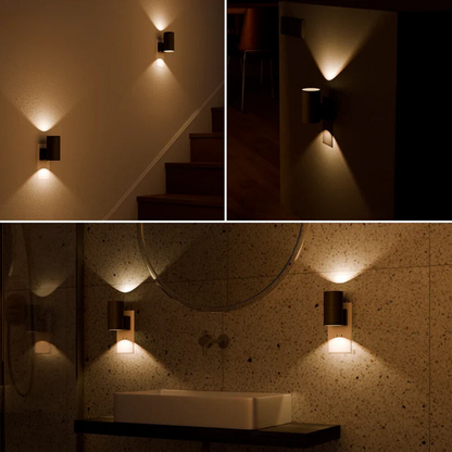 Sol Lunar Eclipse Wall Light | Modern Backlit LED Sconce for Living Room