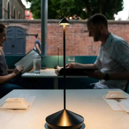 Sol Crystal Column Table Lamp | Modern Dimmable LED Bedside Night Light