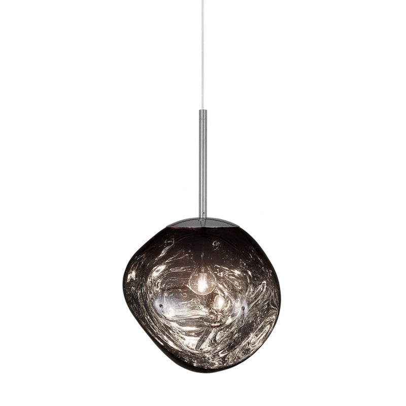 Sol Molten Lava Pendant Light | Modern Irregular Glass Ceiling Lamp for Dining Room