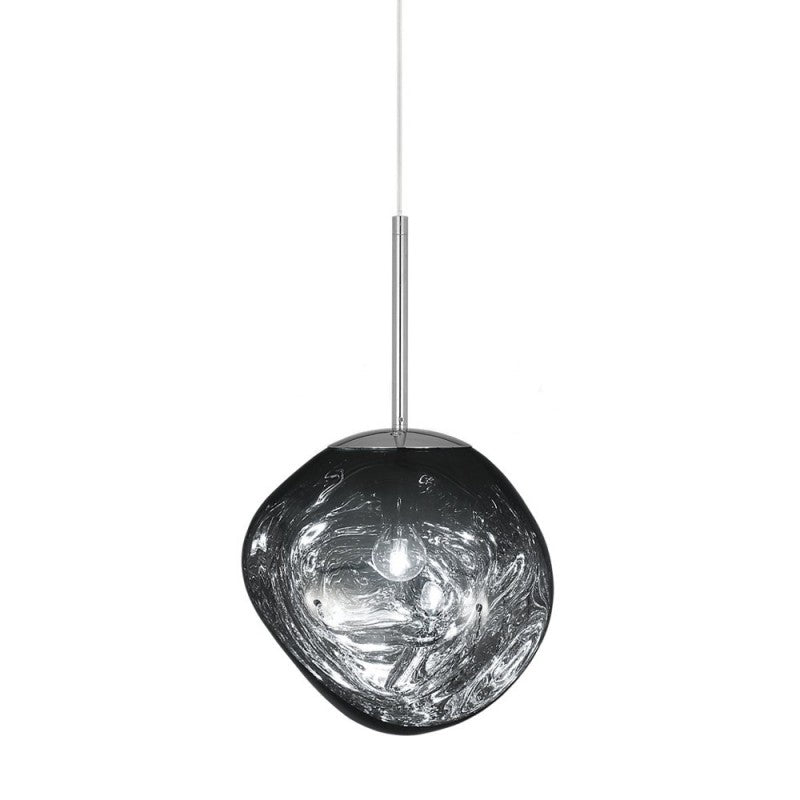 Sol Molten Lava Pendant Light | Modern Irregular Glass Ceiling Lamp for Dining Room